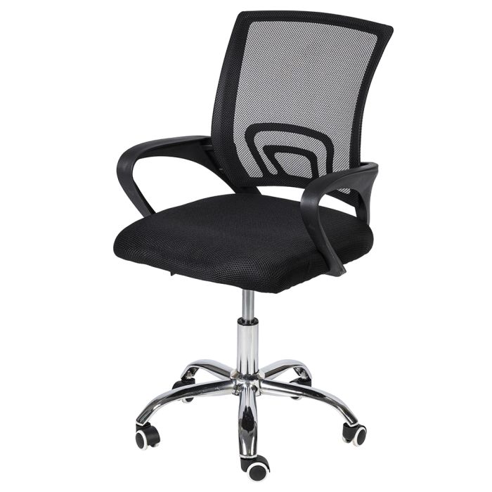 Sedia da ufficio ergonomica, sedia da scrivania con braccioli pieghevoli, schienale traspirante
