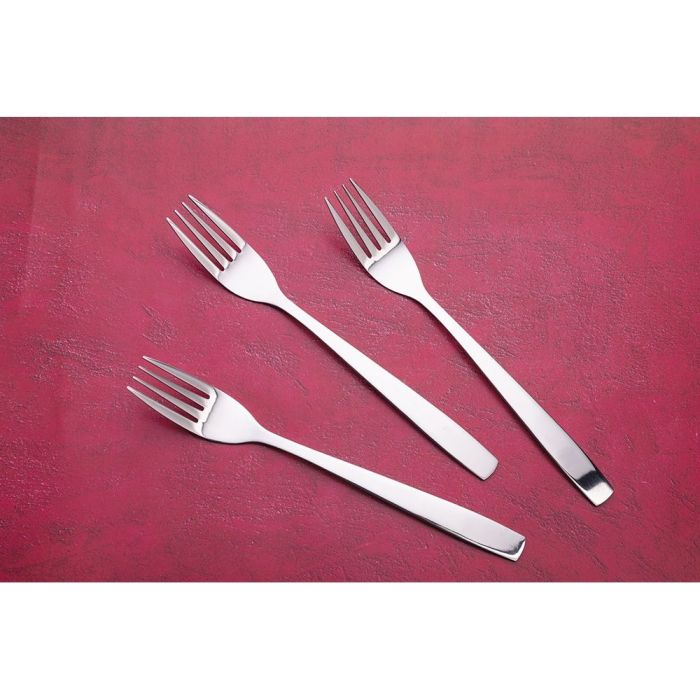 JSeven, 6 forchette da dessert in acciaio inox, anico lungo (21,6 c