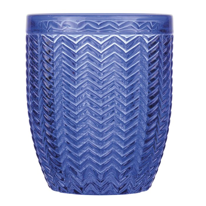KONZEPT Set 6 Bicchieri In Vetro Da Acqua 320 Ml Con Superficie Rigata - Eleganti, Lavabili In Lavastoviglie, Fatti In Europa - 2