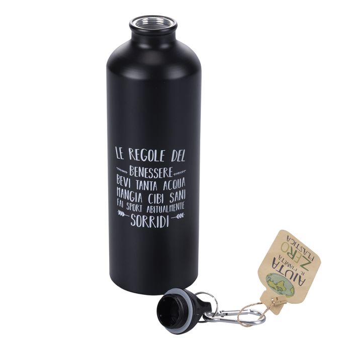 Borraccia Piatta Da 750 Ml, Sottile, In Silicone Per PC, A Prova Di Perdite Con Cinturino Per Sport~p139352708