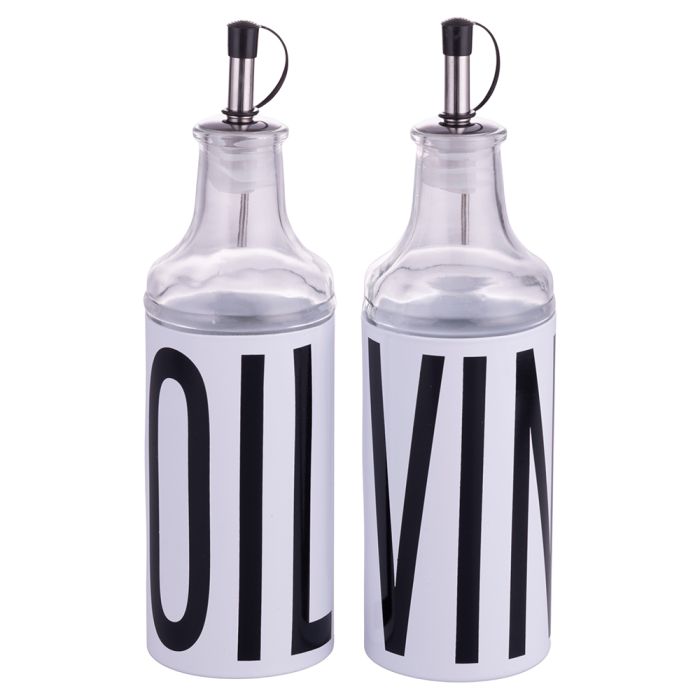 Villa D'Este Home Tivoli Set Condimento Olio, Aceto, Sale E | FindTheDeal