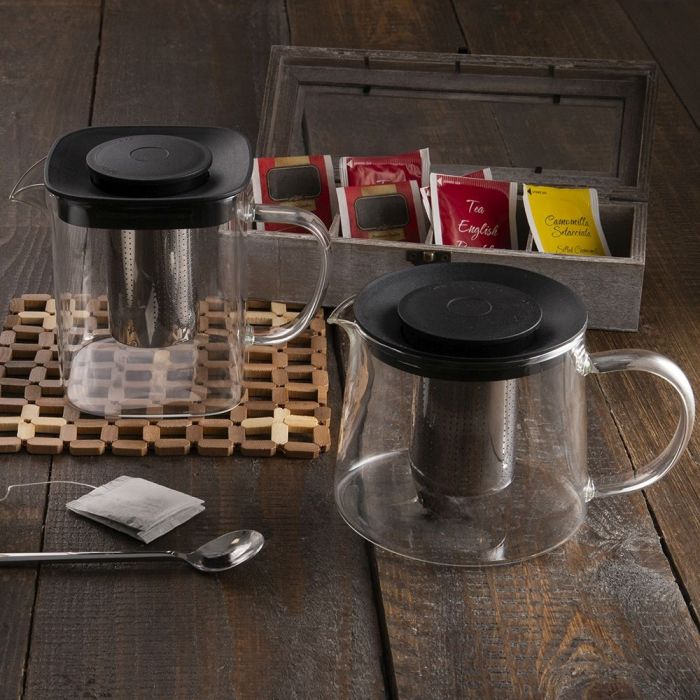 Teiera di vetro, Teiera con infusore, teiere da 1000l, Teiera di vetro