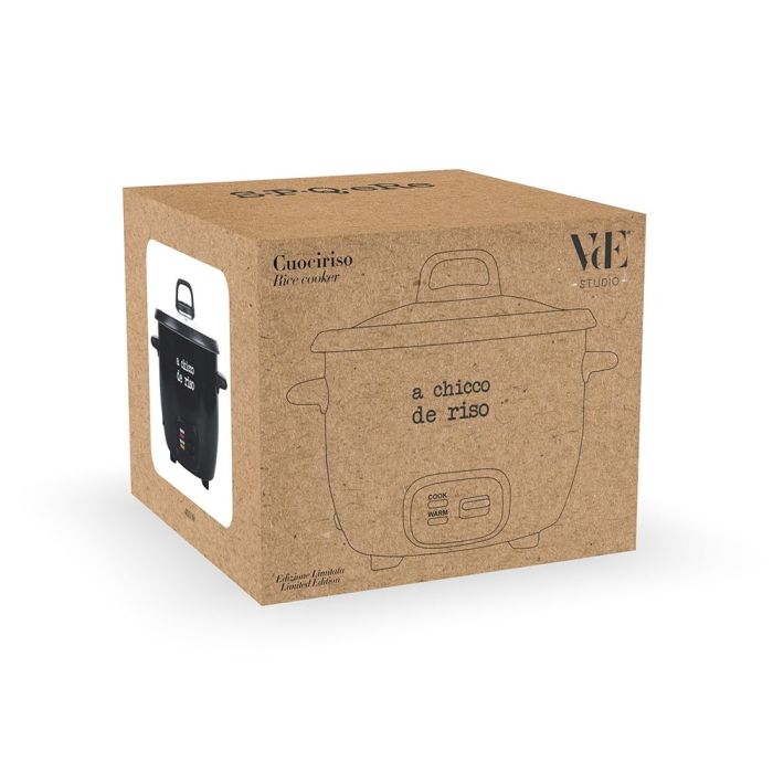 Kitchen Perfected Cuociriso Automatico 350W – 0.8L – Pentola Antiaderente E Coperchio In Vetro
