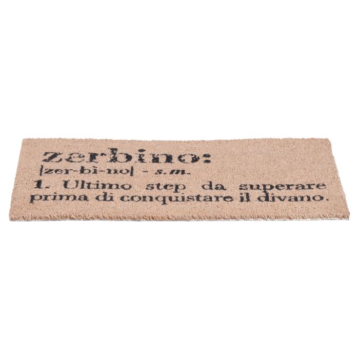 emmevi Zerbino Cocco 40x70 cm Elegante Robusto Ingresso Casa Esterno Antiscivolo Mod.COCCO_BORDO BORDEAUX
