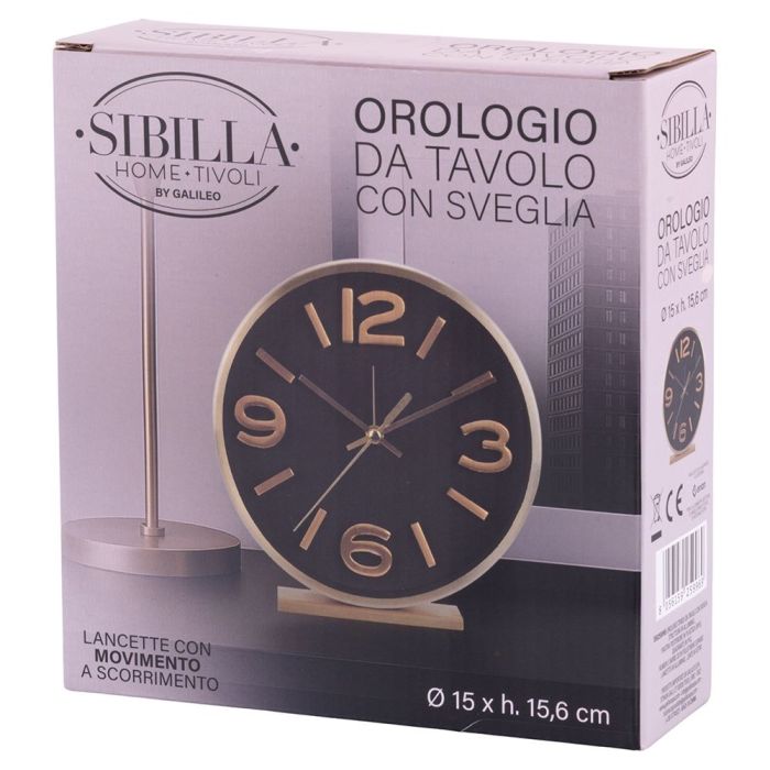 Orologio Da Polso Uomo TAPORT In Pelle Nera - Quadrante Tondo 3,5 Cm, Stile Rock And Roll, Regalo Con Sacchetto - 3