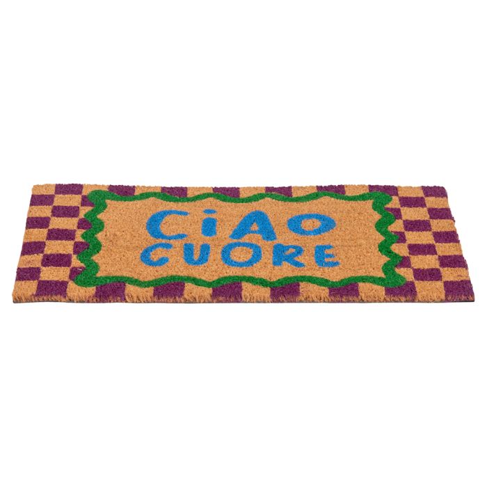Casaviva Zerbino In Fibra Di Cocco 70x40 Cm Con Scritta Simpatica 'Alt! Farsi Riconoscere' - Tappeto Ingresso Con Base Antiscivolo In PVC - Spessore 1,5 Cm