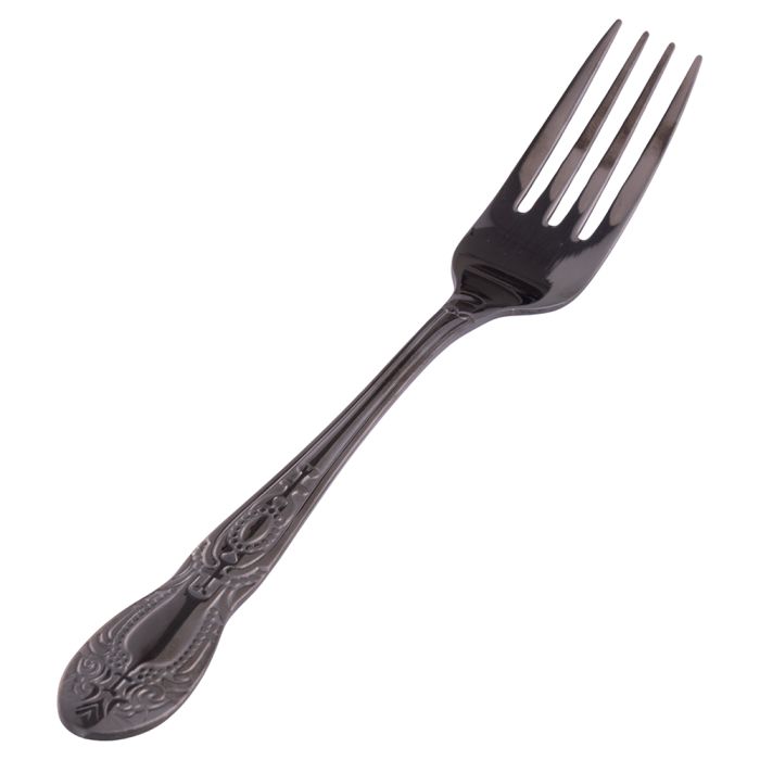 Pleafind - Set di 24 forchette da tavola in acciaio inox, per casa, cucina, ristorante, lucidate a specchio, lavabili in lavastoviglie (19,6 cm, 19,5 cm
