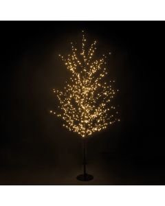 Albero luminoso 600 led h. 120 cm bianco caldo, Kooper