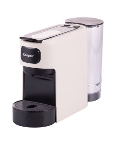 Macchina caffè espresso a cialde avorio, 1350W, Kooper