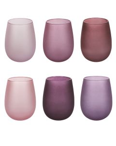 Set 6 bicchieri acqua 600 ml frosted