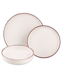 Servizio piatti 18 pezzi, Baita Modern White