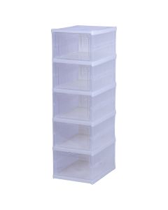 Scarpiera 5 scomparti modulabile 25