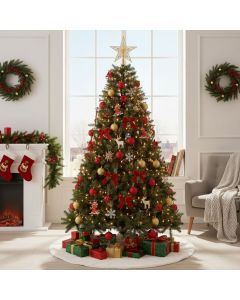 Albero di Natale circa 1600 rami h. 230 cm, Himalaya Santa's House