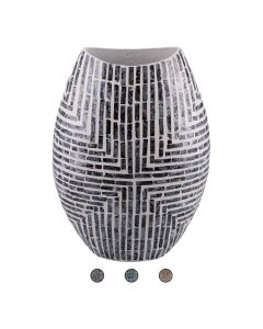 Vaso arredo h. 40 cm, Capiz Sibilla