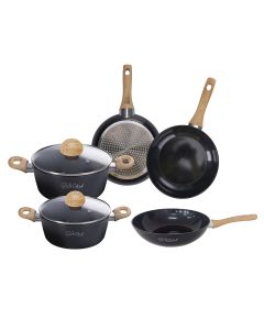 Batteria 7 pezzi, rivestimento in ceramica, induzione, Osaka SìChef