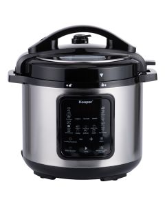Pentola a pressione elettrica 6 L in acciaio inox, 18 programmi preimpostati, 1000 W, Kooper
