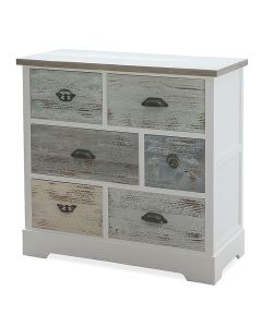 Mobiletto in legno 6 cassetti