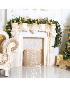 Festone natalizio 180 rami l. 270 cm, Santa's House