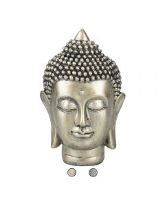 Testa di Buddha decorativa in poliresina 10