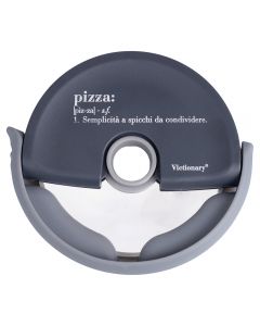 Rotella tagliapizza, lama in acciaio inox, antracite, Victionary