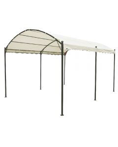 Tunnel gazebo copriauto ecrù 3x4 m