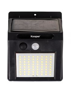 Lampada segnapassi con sensore crepuscolare 64 led, Kooper