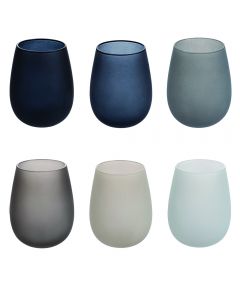Set 6 bicchieri acqua 500 ml effetto frosted