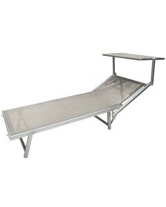 Lettino mare con parasole