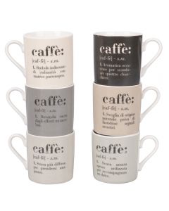 Set 6 tazzine caffè 90 ml, Victionary Classic