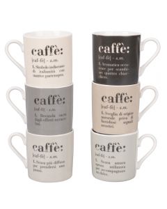 Set 6 tazzine caffè 90 ml, Victionary Caffè