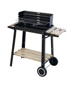 Barbecue ripiani in legno 83x44xh.87 cm