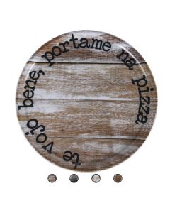 Piatto pizza in porcellana made in Italy