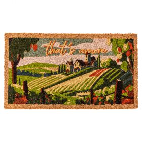 Zerbino ingresso 70x40 cm in cocco, That's Amore Collina