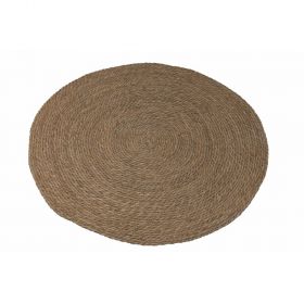 Tappeto tondo Ø 80 cm in fibra naturale, Natural