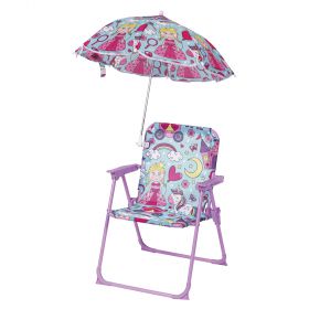Sedia bimbo con ombrello, decoro new glamour