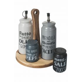 Set olio aceto sale e pepe, Idee