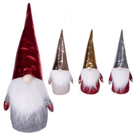 Gnomo natalizio cappello lucido h. 35 cm, Santa's House