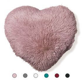 Cuscino arredo cuore 60x45 cm in ecopelliccia