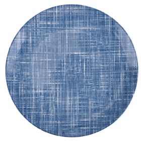 Piatto piano in porcellana, blu, Texture