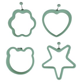 Stampo per uova e pancake in silicone, 4 Toni