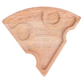 Piatto/tagliere fetta di formaggio 19x22 cm in legno, Natural