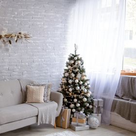 Albero di Natale 450 rami h. 150 cm, New Sestriere Santa's House