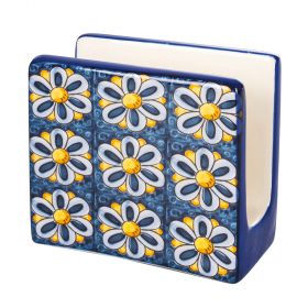 Porta tovaglioli/porta spugnetta in ceramica, Infinito