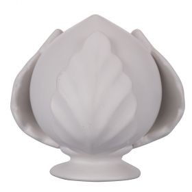 Pumo bianco matt in ceramica, Pumi