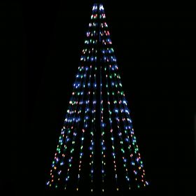 Mantello 600 microled, multicolor uso esterno, Santa's House