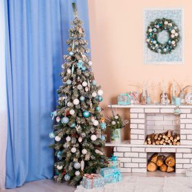 Albero di Natale innevato 748 rami h.210 cm