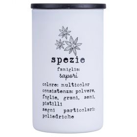Barattolo spezie 270 ml in vetro borosilicato, Identikit