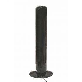 Ventilatore a torre nero con timer 45W