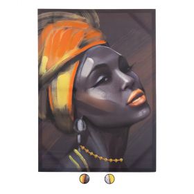Tela dipinta 50x70 cm, Afrika Sibilla