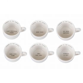 Set 6 tazzine caffè 90 ml